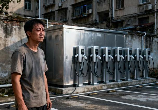 "王阿姨指着充电桩旁新立的告示牌,声音尖锐得几乎要划破清晨的宁静